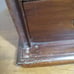 Vintage Carved Wood Oak 5 Drawers Jewelry Box Storage Orientals Water Buffalo