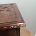 Vintage Carved Wood Oak 5 Drawers Jewelry Box Storage Orientals Water Buffalo