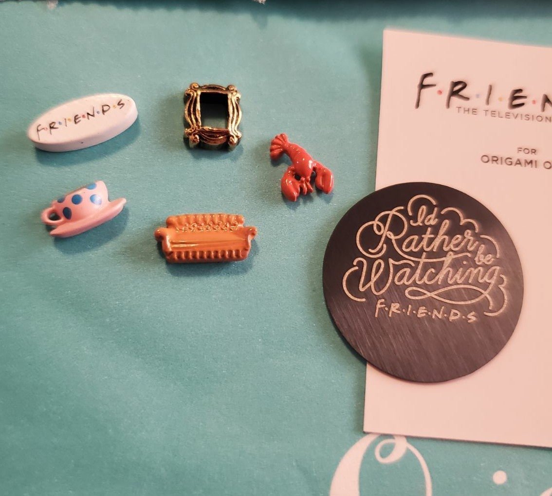 Origami Owl Friends charms & plate
