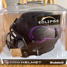 nfl autographed mini helmets eclipse Vikings Rich Gannon Beckett certified