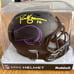 nfl autographed mini helmets eclipse Vikings Rich Gannon Beckett certified