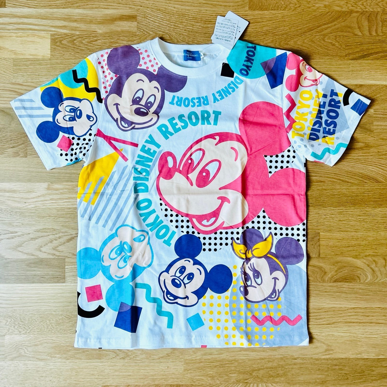 Tokyo Disney - Mickey & Minnie all over print shirt
