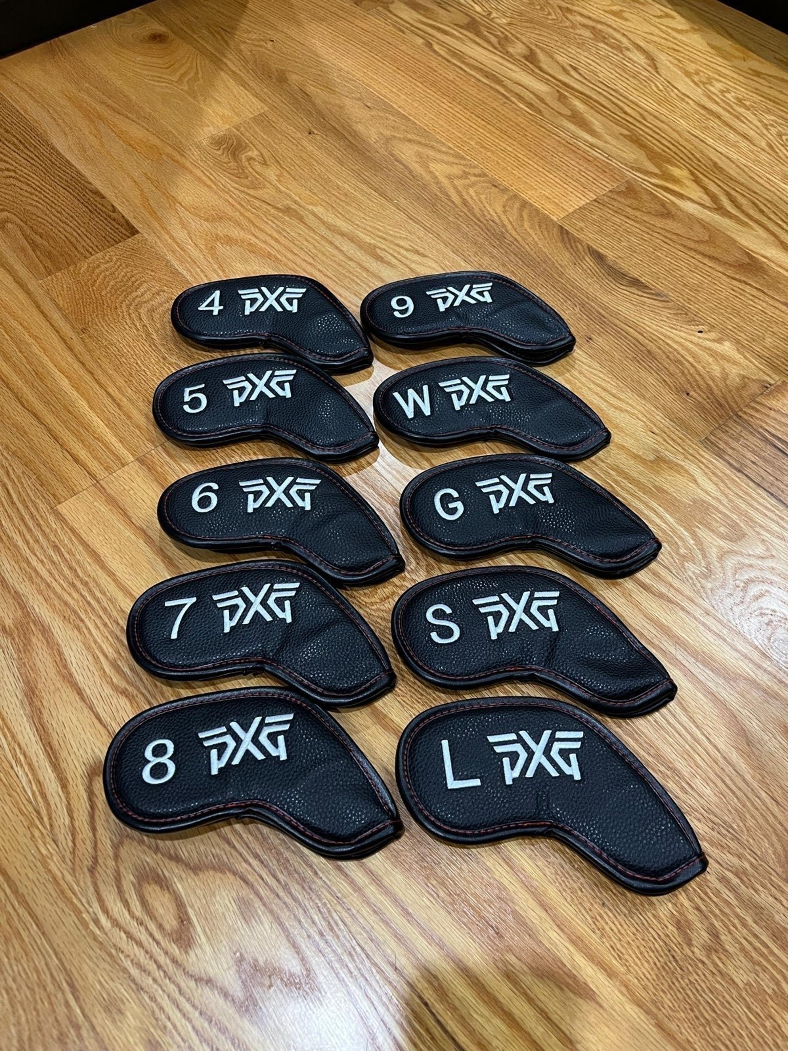 [MAGNETIC] PXG Iron Head Cover 10Pcs 4-W, G, S, L (Black & White)