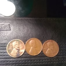 3 1941 no mint wheat pennies