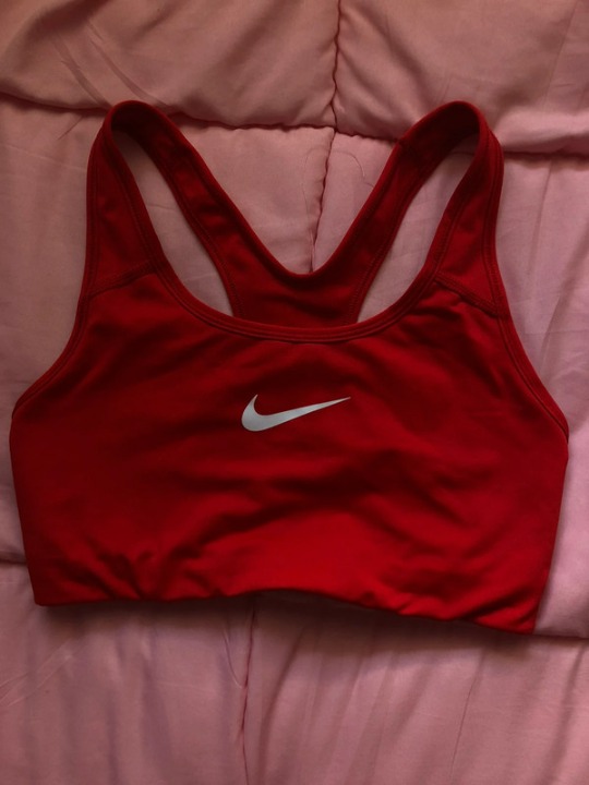 Red Nike Sports Bra