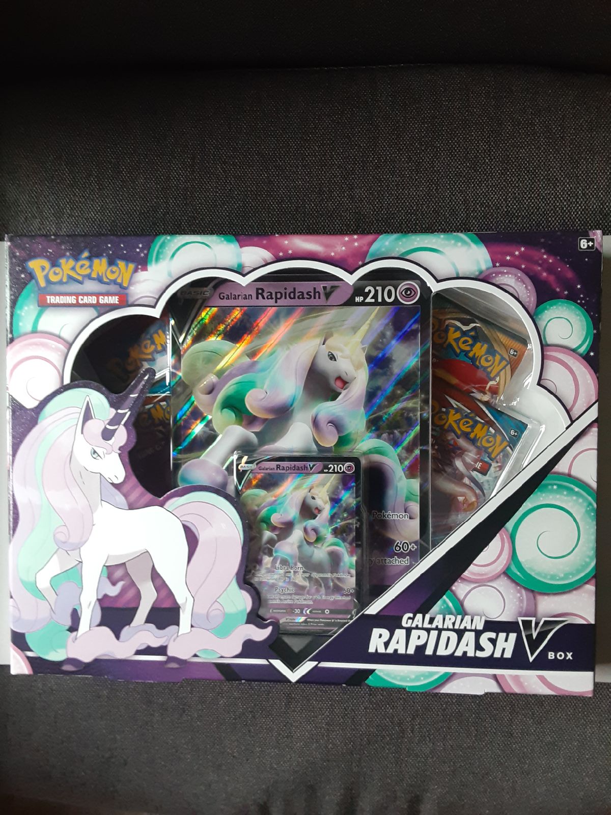 Pokemon Galarian Rapidash box