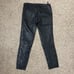Maison Scotch Biker black leather pants with studs