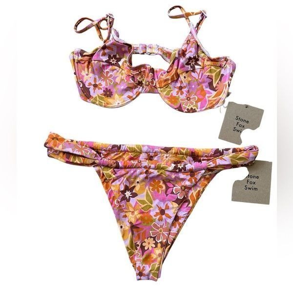 Stone Fox Swim Floral Bikini Set