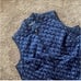 Karen Scott Plus Size Navy Polka Dot Quilted Women’s Vest 2X