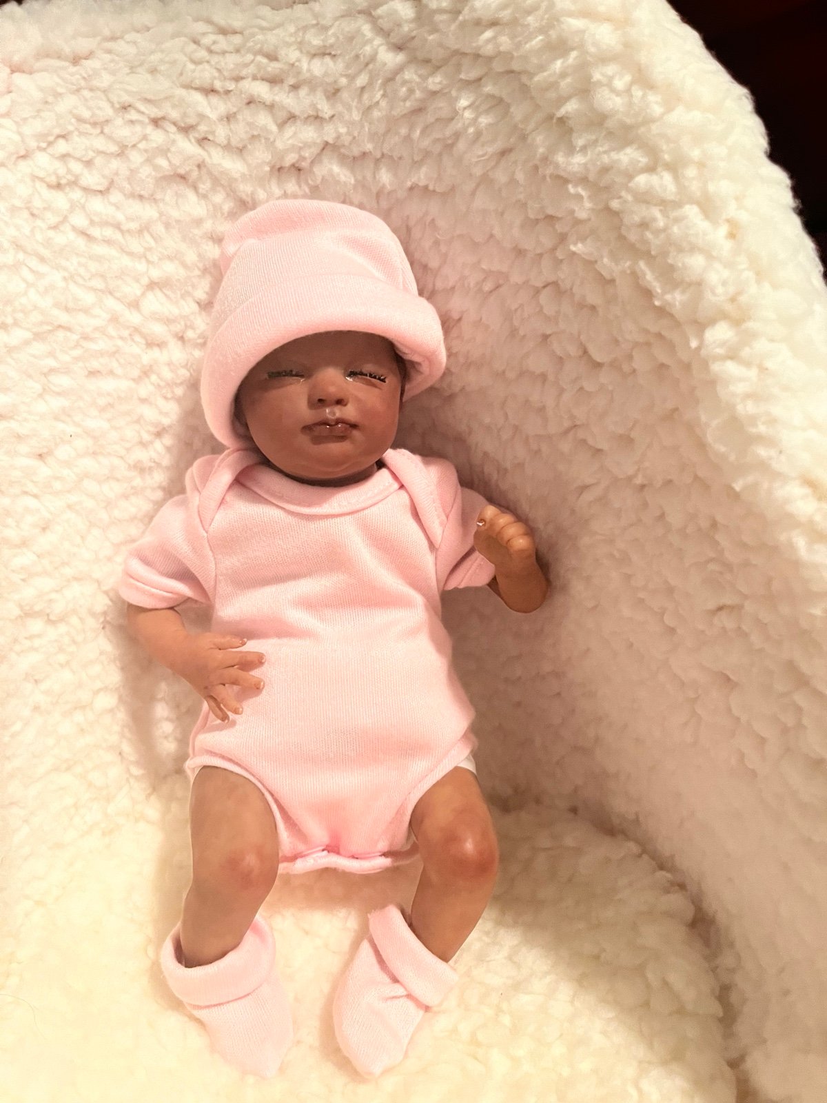 Mini reborn baby doll