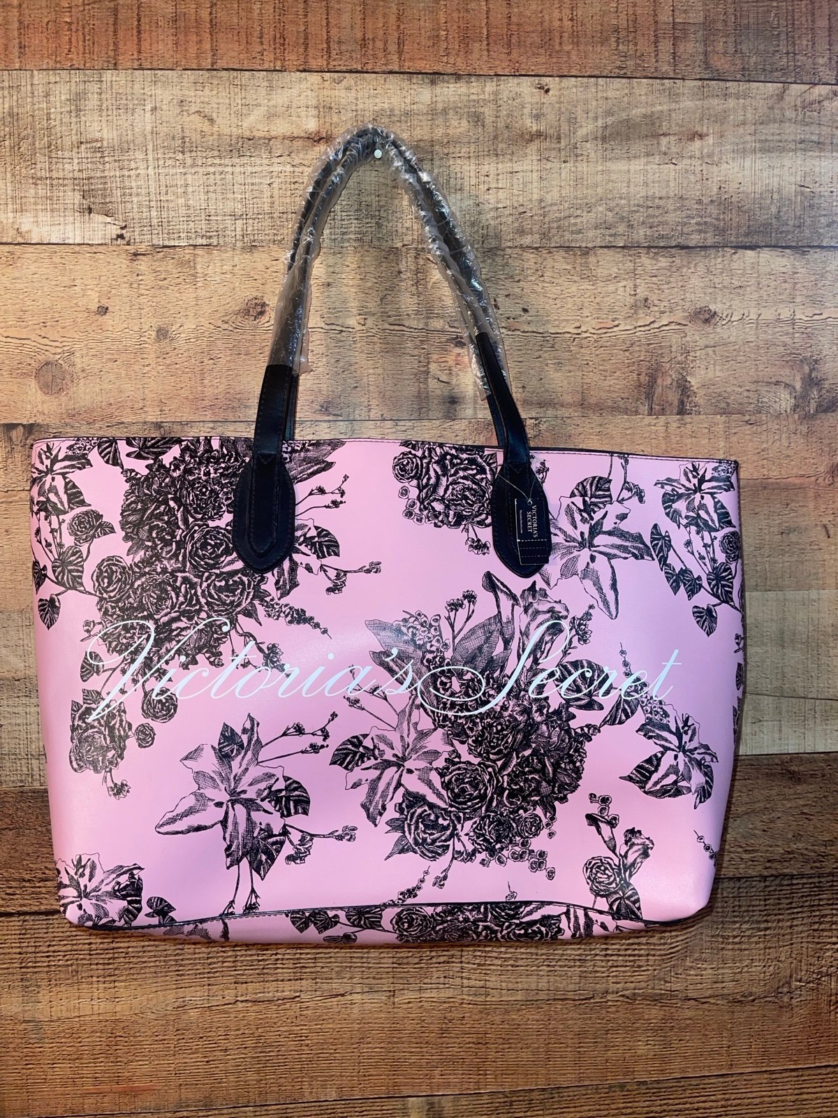 Nwt Victoria's Secret pink Floral tote bag