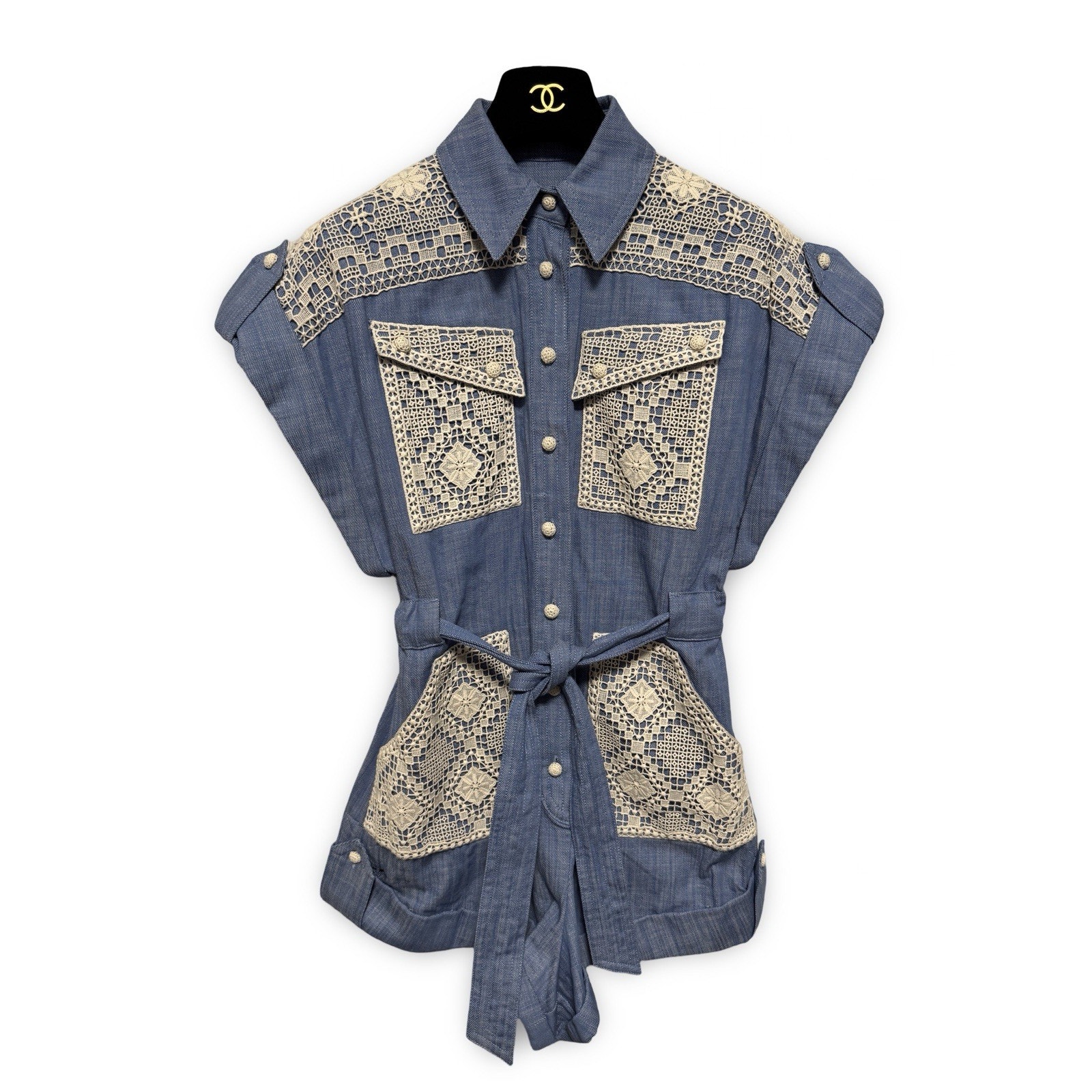 ZIMMERMANN PLAYSUIT 100% Cotton Size O