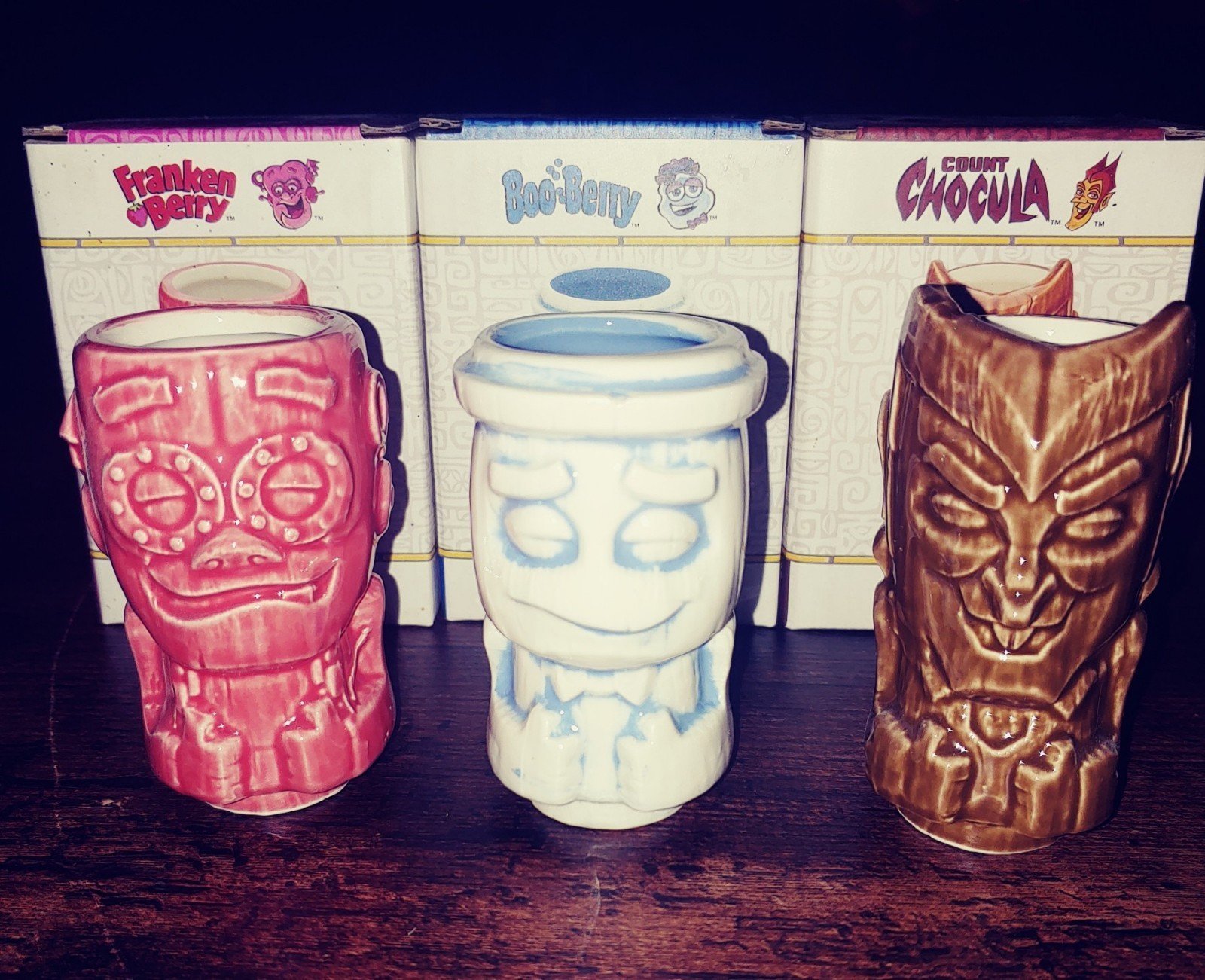 SET of ALL 3 Mini Muglets Cereal Monsters Geeki Tikis (RETIRED) My Last SET!