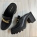 Veronica Beard Wynter Leather Heeled Loafer Size 10