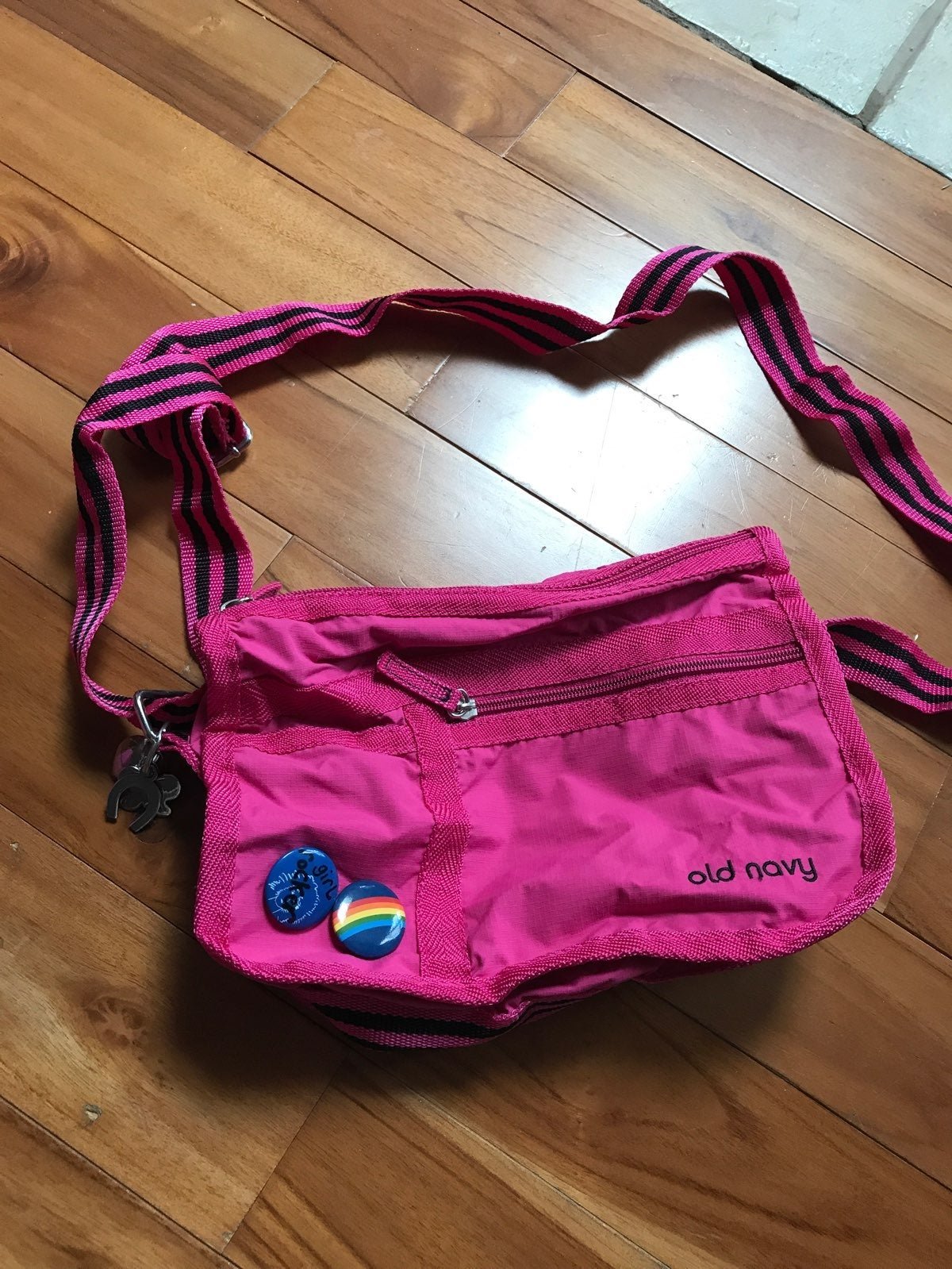 Pink Crossbody Messenger bag Purse
