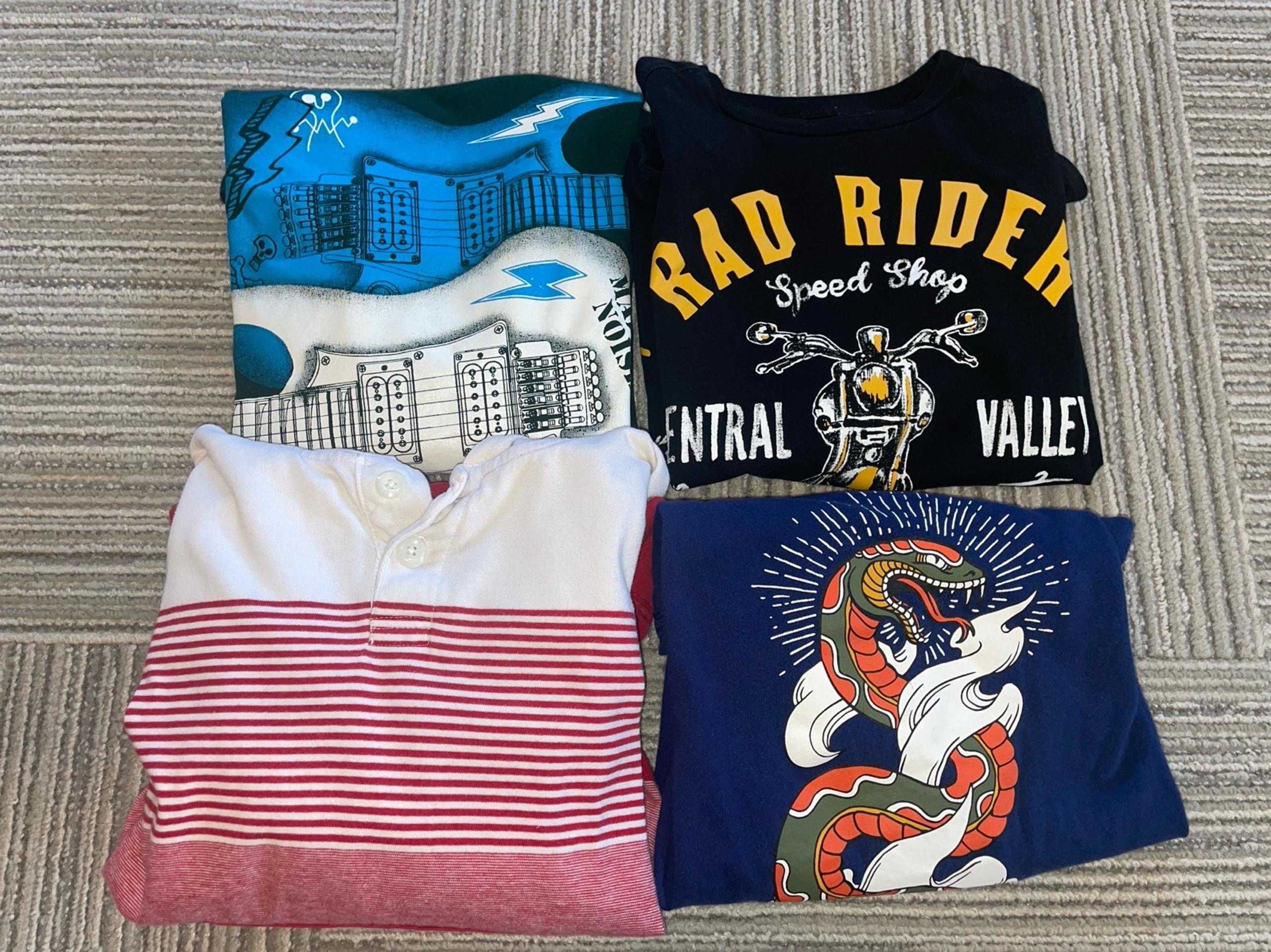 Lot of 4: size 7/8 long sleeve