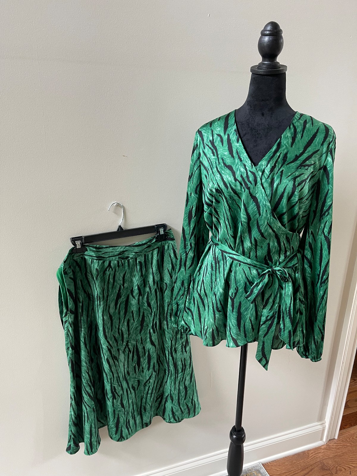 Ladies Animal Print INC Matching Skirt and Top