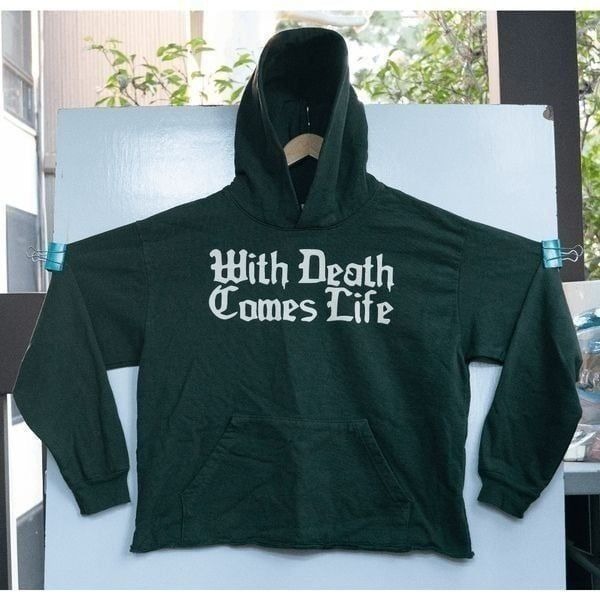 WDCL With Death Comes Life Hoodie Sweater Green Size L