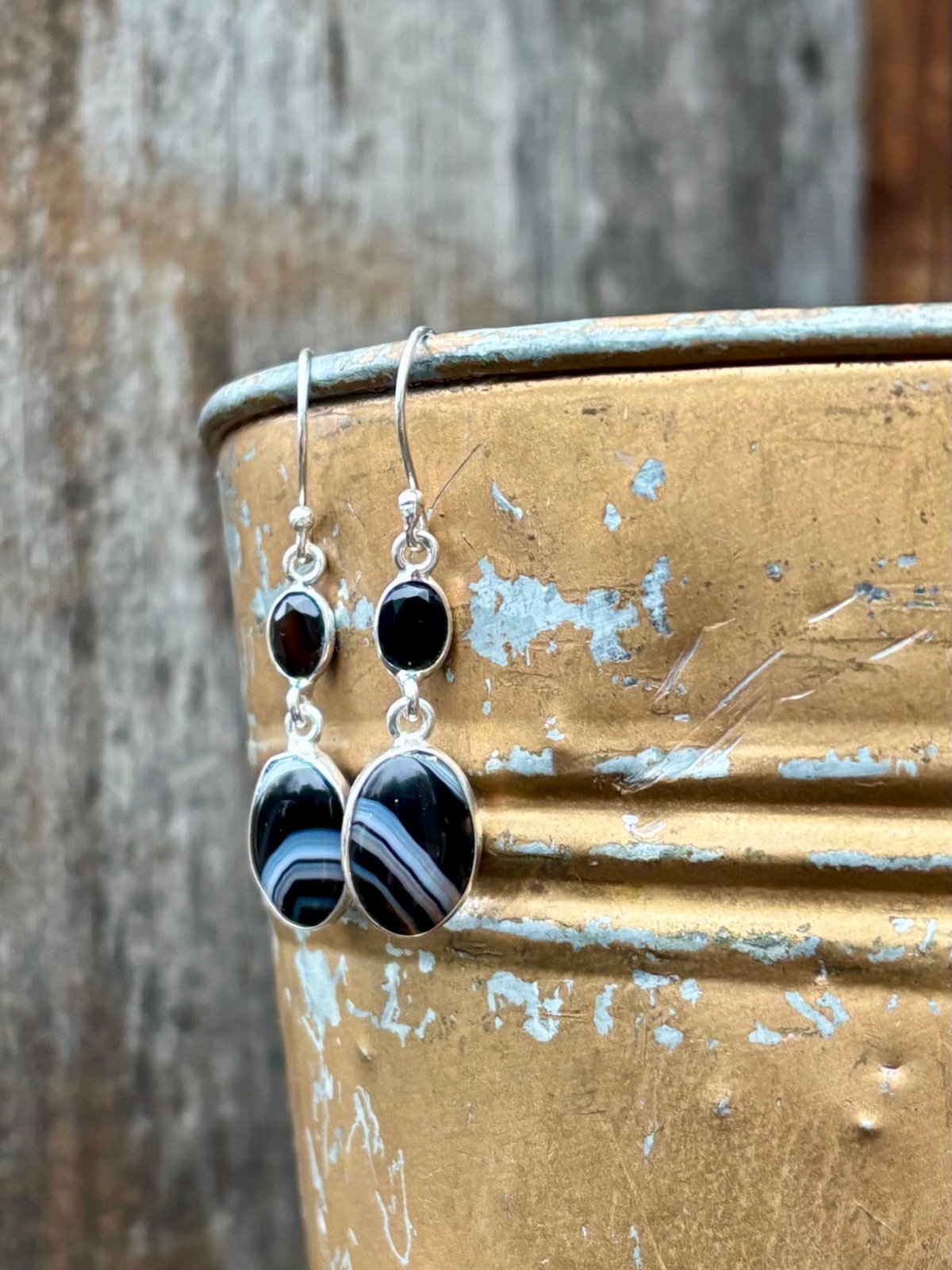 Botswana Agate Earrings