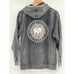 Ivory Ella Hoodie Sweatshirt Women Small Gray Stonewashed Mandala Pullover
