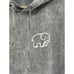 Ivory Ella Hoodie Sweatshirt Women Small Gray Stonewashed Mandala Pullover