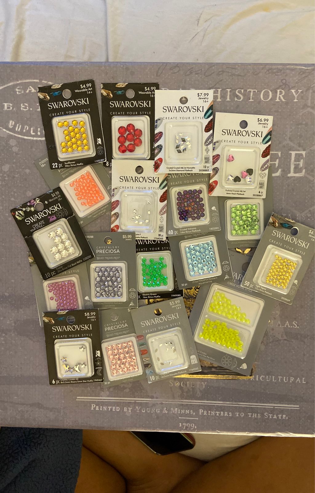 Swarovski flat back