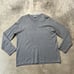 White Warren Sweater Mens Large Gray Silk Cashmere Blend V Neck Preppy Soft