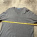 White Warren Sweater Mens Large Gray Silk Cashmere Blend V Neck Preppy Soft