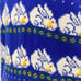 Vintage 80s Lord & Taylor Bunny Dot Pattern SweaterTurtleneck Blue Womens Medium