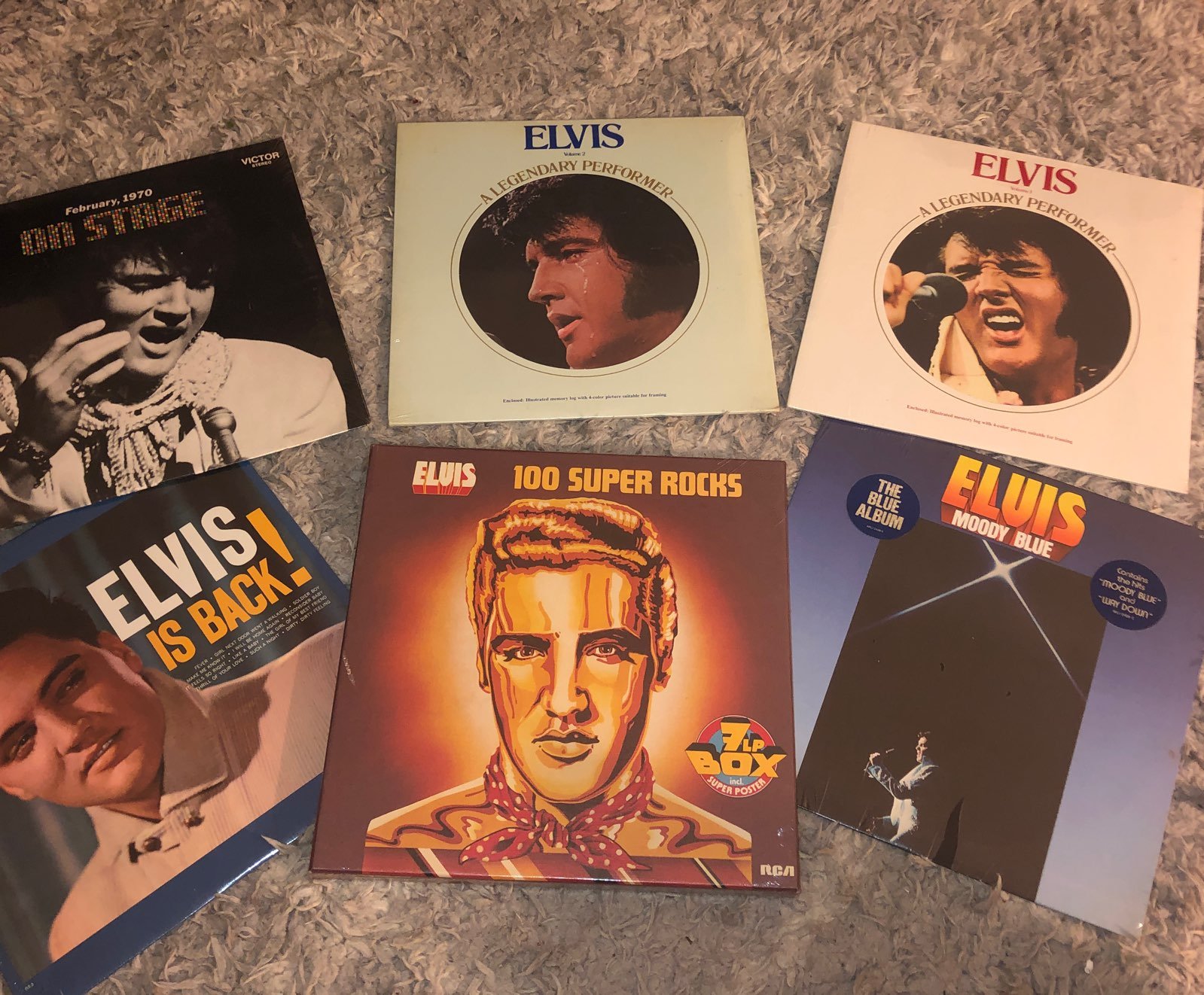Elvis Presley Vinyl Lot