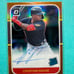 2021 Donruss Optic '87 Retro on card Auto Orange SSP /30 Cristian Pache RC