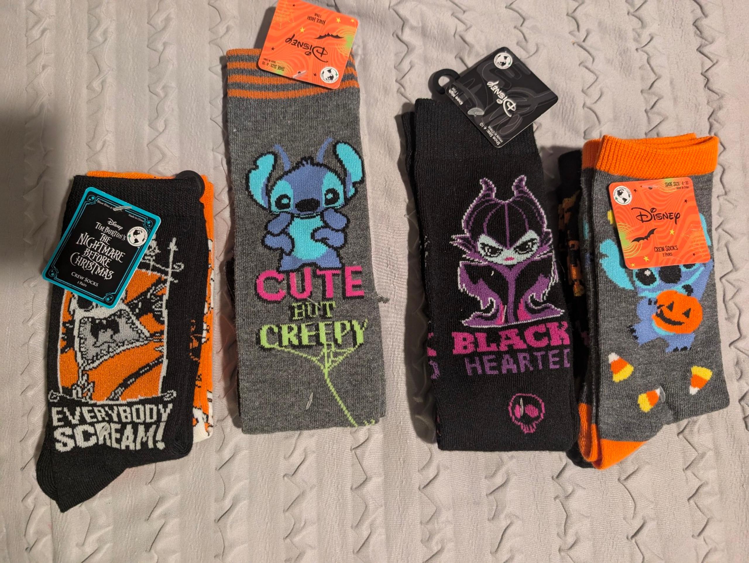 Disney halloween socks