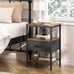 Nightstand with Charging Station, Bed Side Table (FREE SHIPPING)
