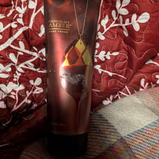 Bath and Body Works Chocolate Amber hard to find .
