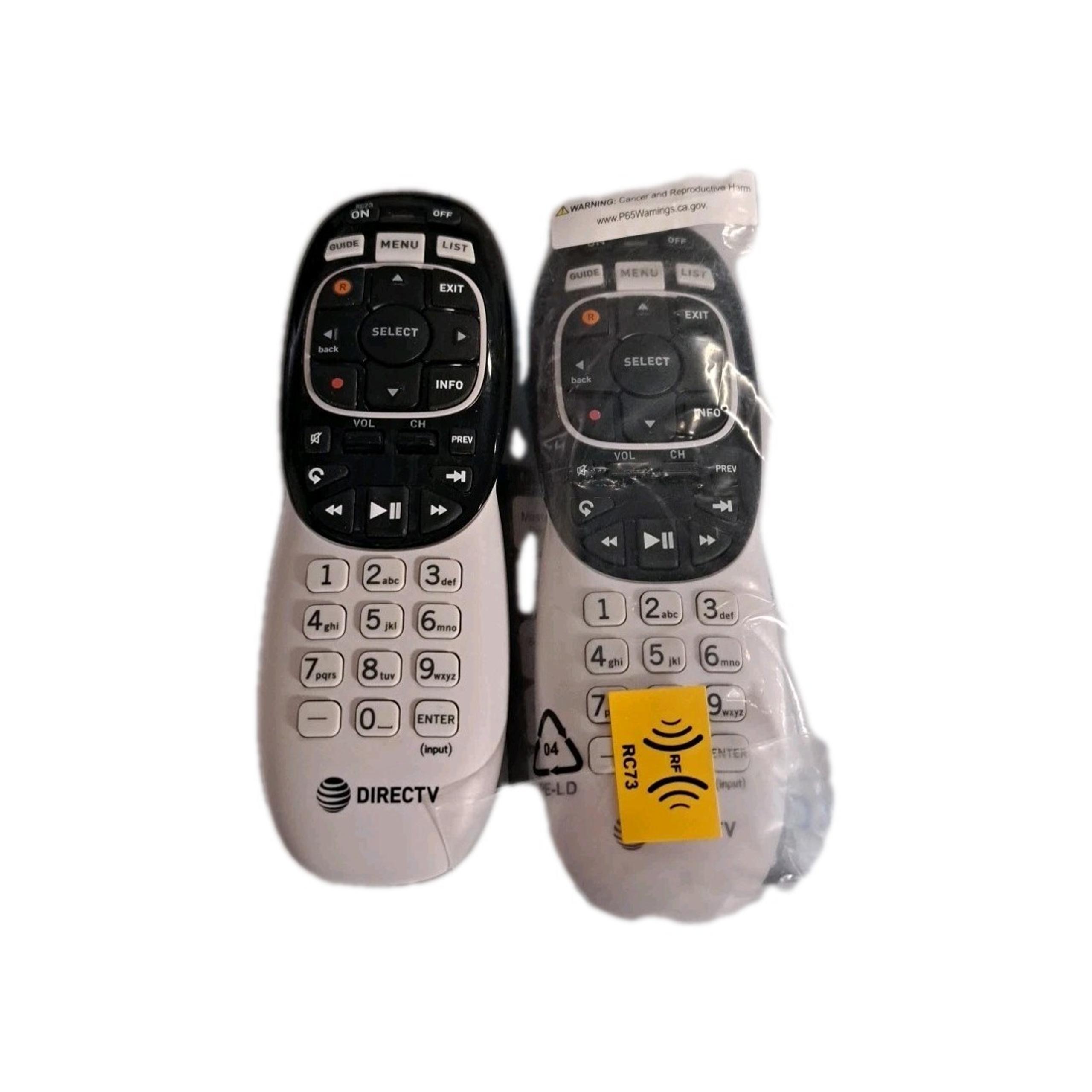 2 DirecTV RC73 Genie Remote Controls