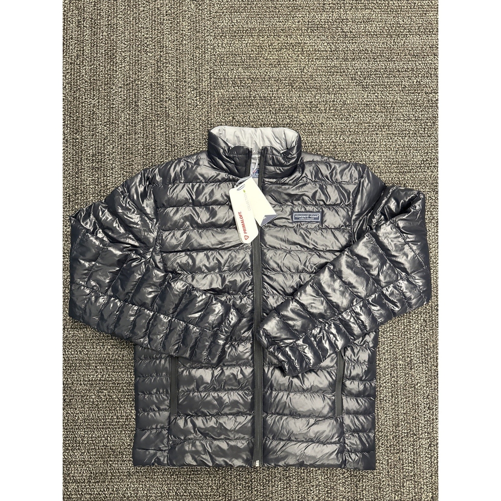 Vineyard Vines Mountain Weekend Puffer Packable Full Zip Jacket Men's S NWT