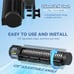 Poafamx Aquarium Chiller, DC12V Aquarium Cooling Fan with 3-Speed Adjustable Con