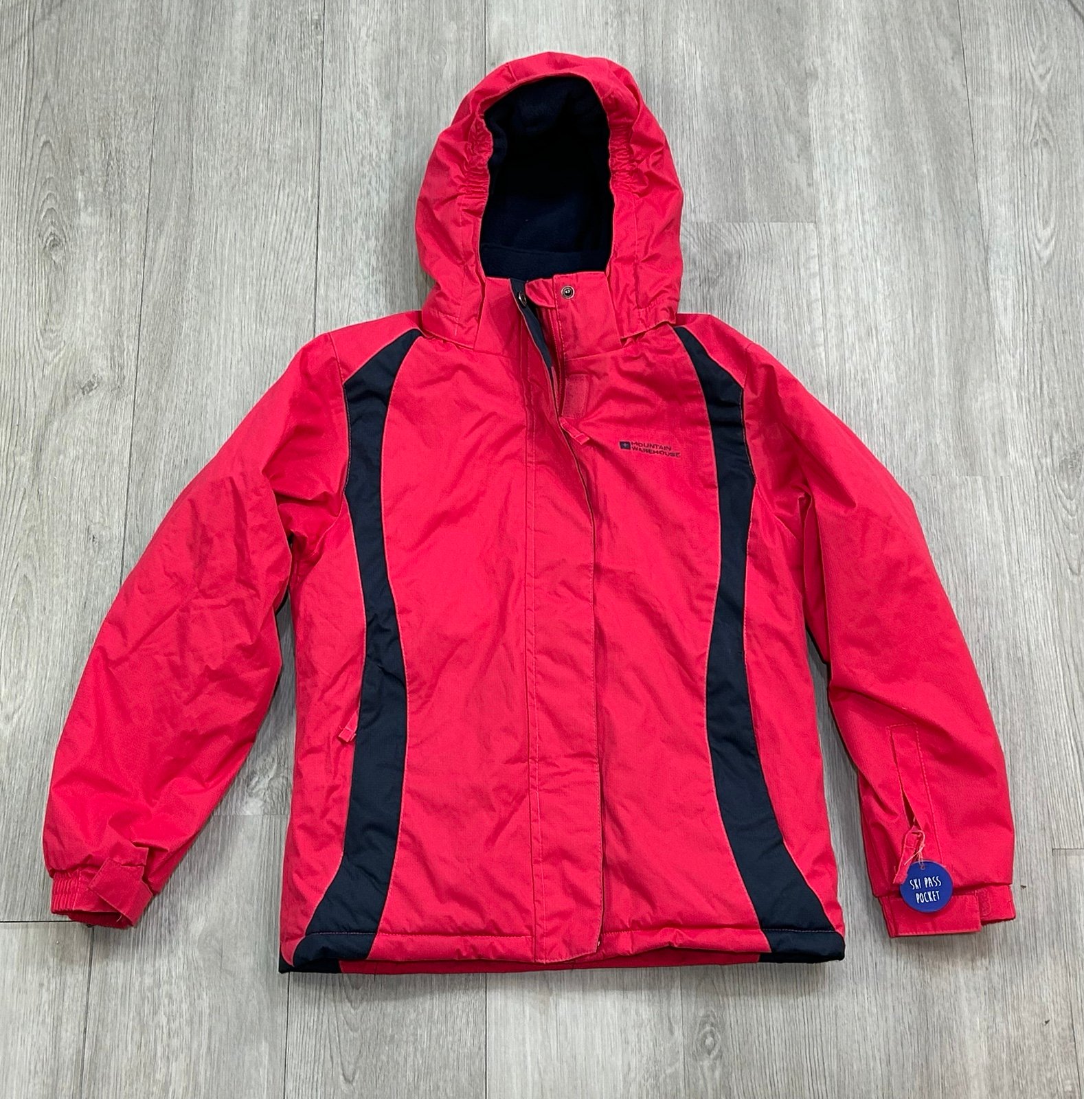 Mountain Warehouse Girls Jacket Sz 9-10 Fleece Lined Snow Ski Snow Pink NWOT