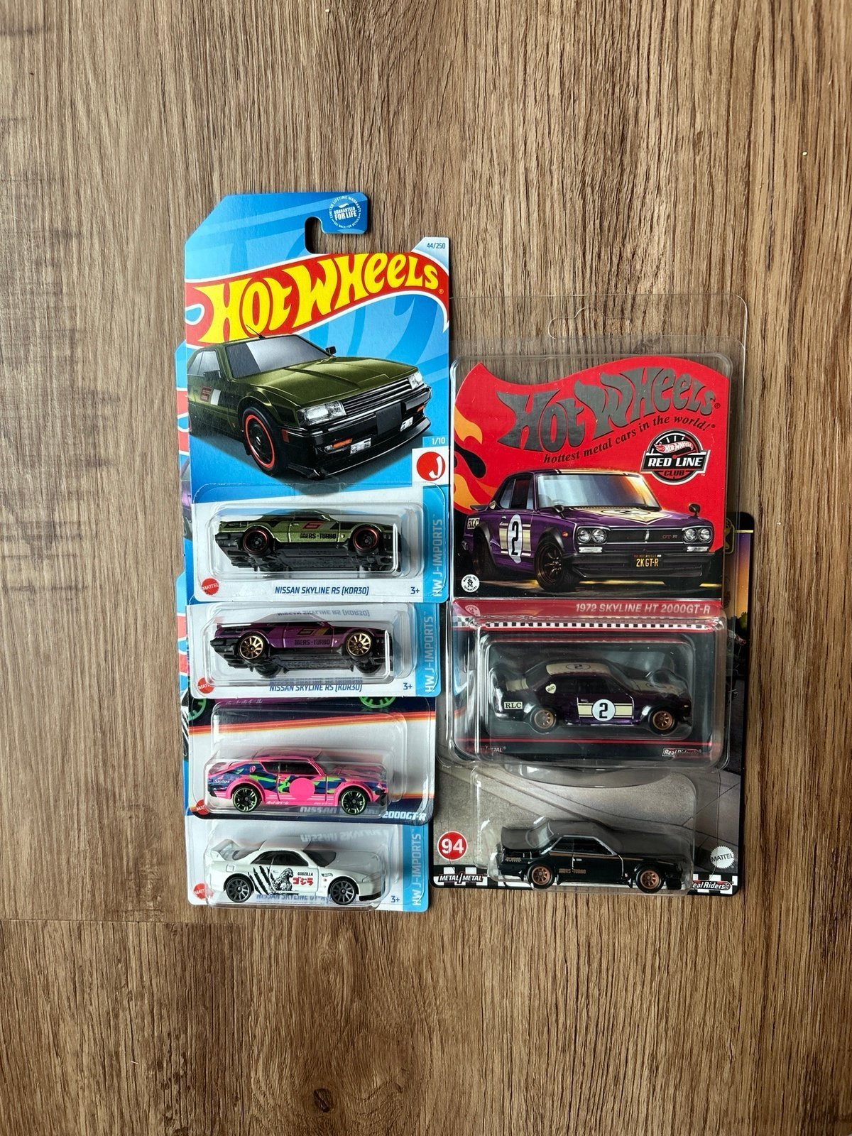 Hot Wheels - Nissan Skyline - Lot of 6