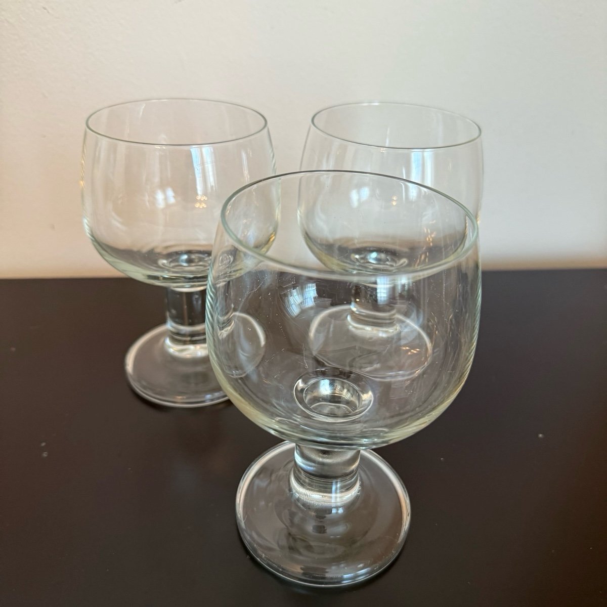 Luminarc Scandia Water/Wine Glasses by Cristal d'Arques France - Set of 3