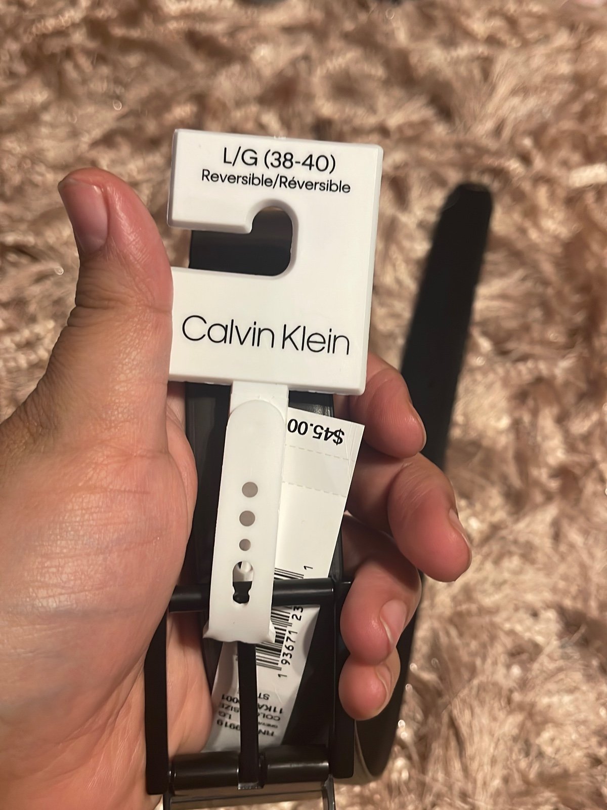 Calvin Klein reversible belt
