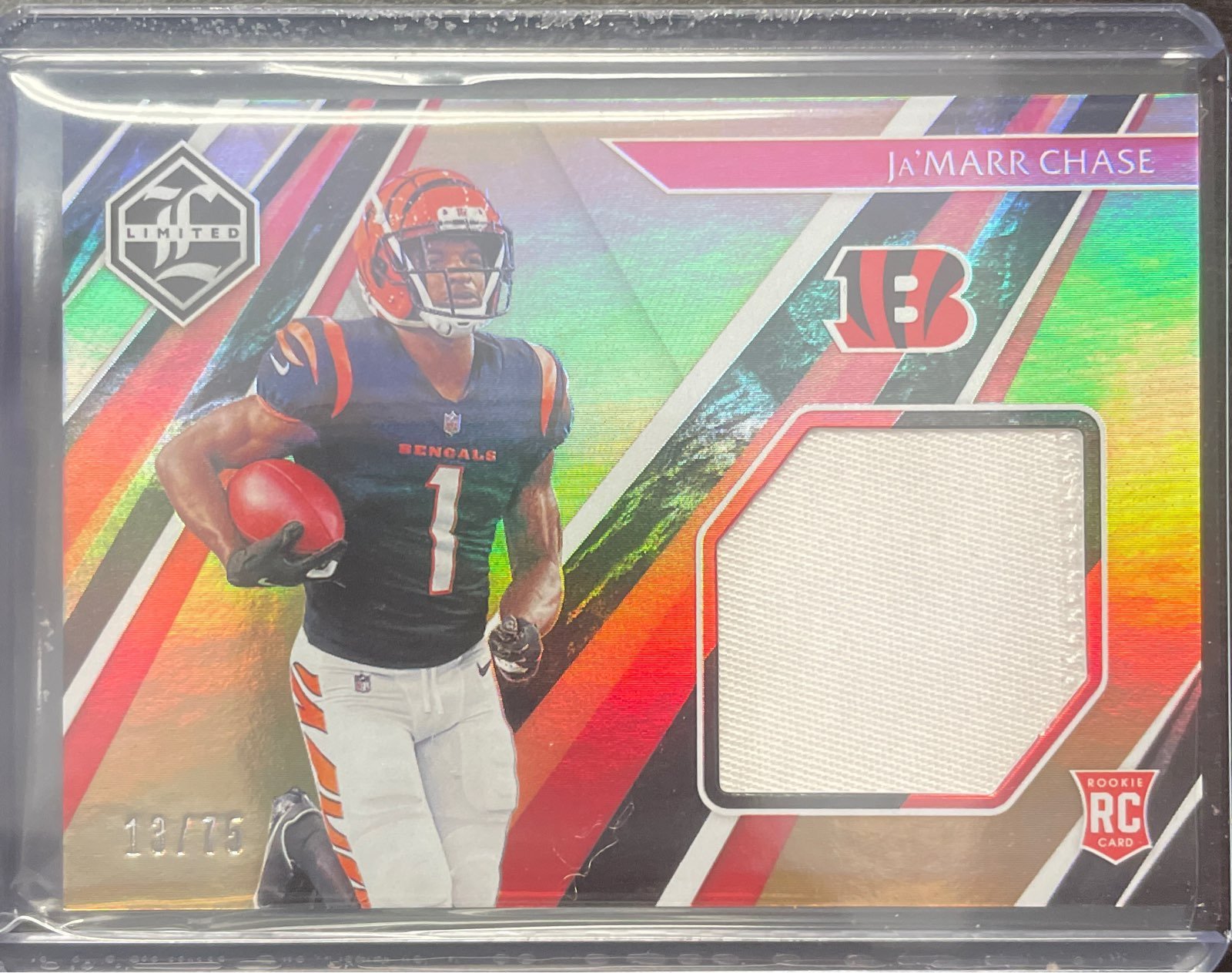Ja'marr chase Benglas Patch Rookie 13/75