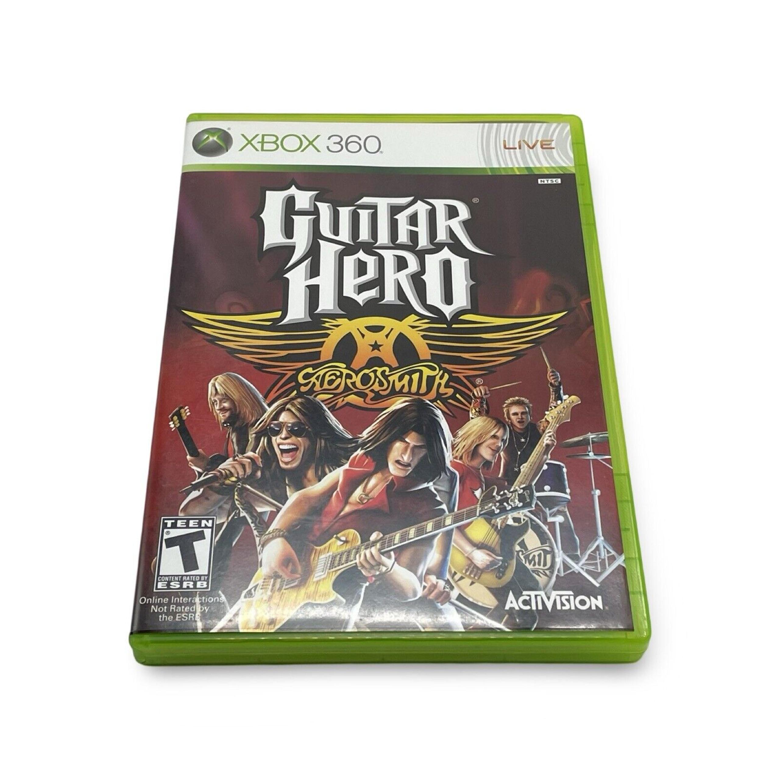 Guitar Hero Aerosmith Xbox 360 Game CIB Microsoft Xbox 360 Complete With Manual