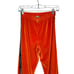 Fiorucci Orange Velvet Logo Sweatpants - S