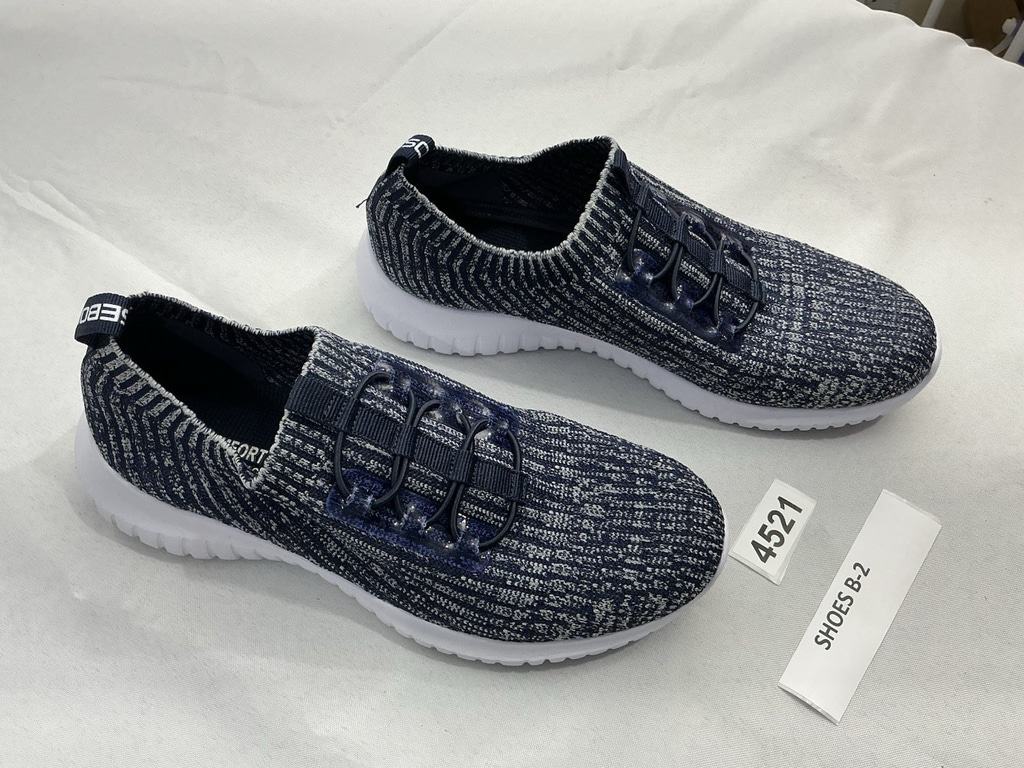 Womans Tiosebon Comfort & Soft Slip On Sneakers 9.5/10 Blue Stretch Bungee Laces