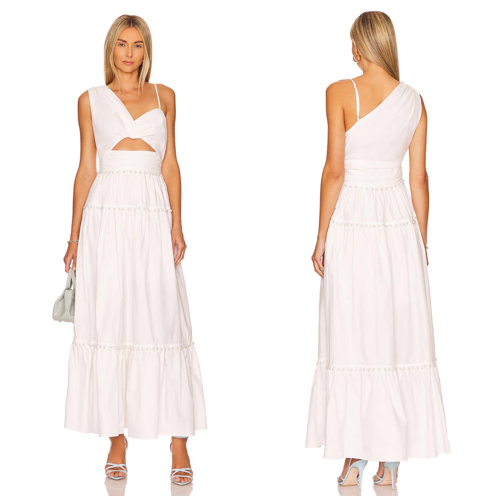 NWT Elliatt Aroha Maxi Dress in White Size Medium