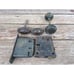 Antique Lot Door Parts Locks, Cipper Door Knobs Restoration Parts