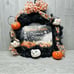Devilish Dan Halloween spooky vintage Halloween Pail wreath pumpkin vampire
