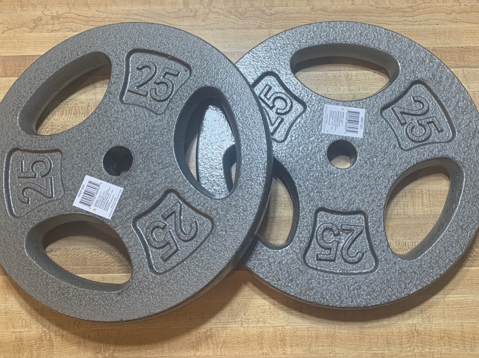 CAP 25 lb weight plate pair