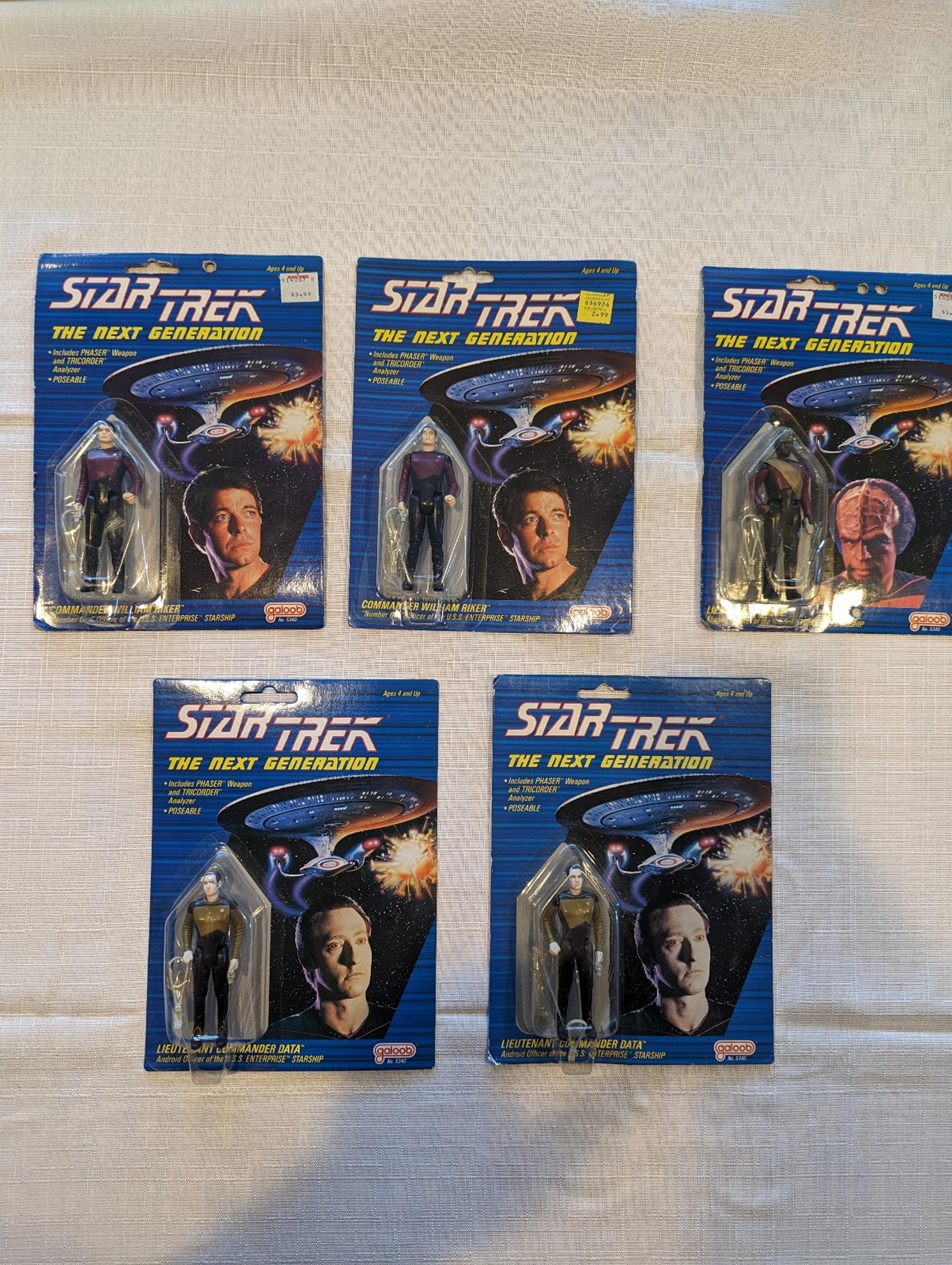 Star Trek The Next Generation Galoob Action Figures